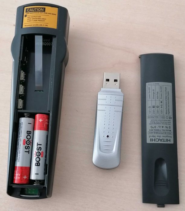 Apontador  Laser, Hitachi, HR01, com capacidades de rato, por 8€