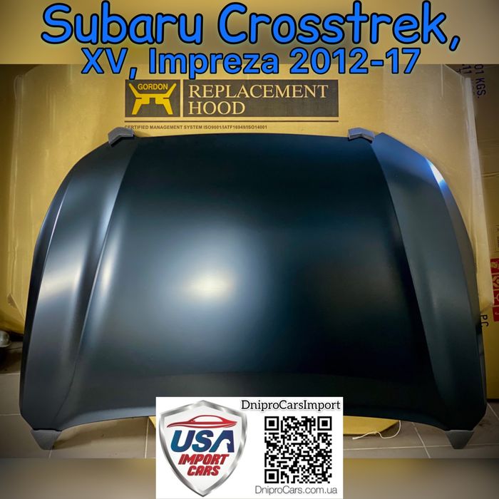 Subaru XV, Crosstrek 2012-2017 капот, Impreza