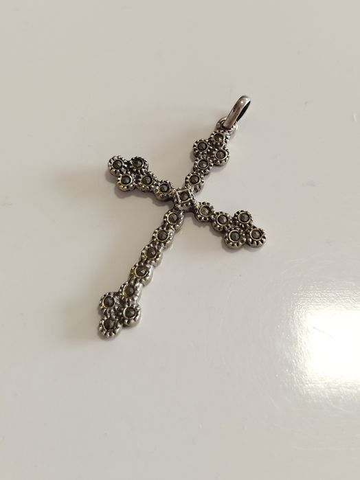 Medalha cruz em prata 925