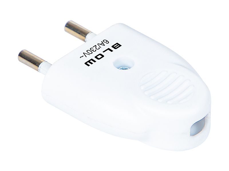 wtyczka wt-1 pr płaska 6a biała