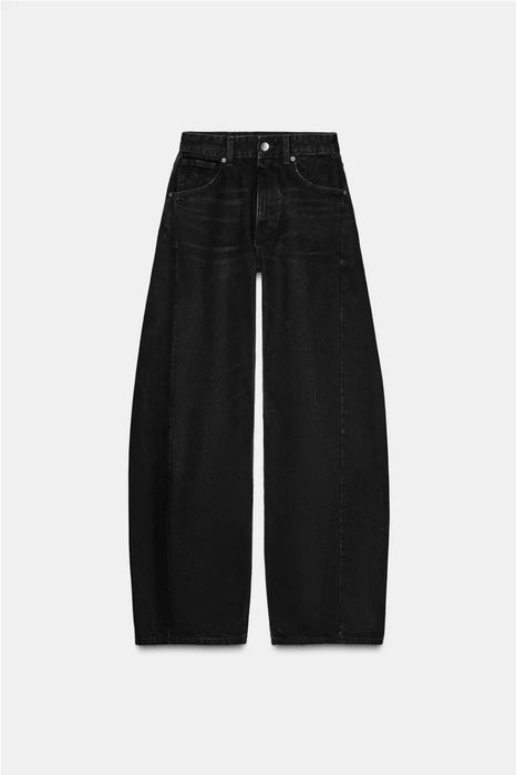 Джинсы широкие zara baggy багги 32-34