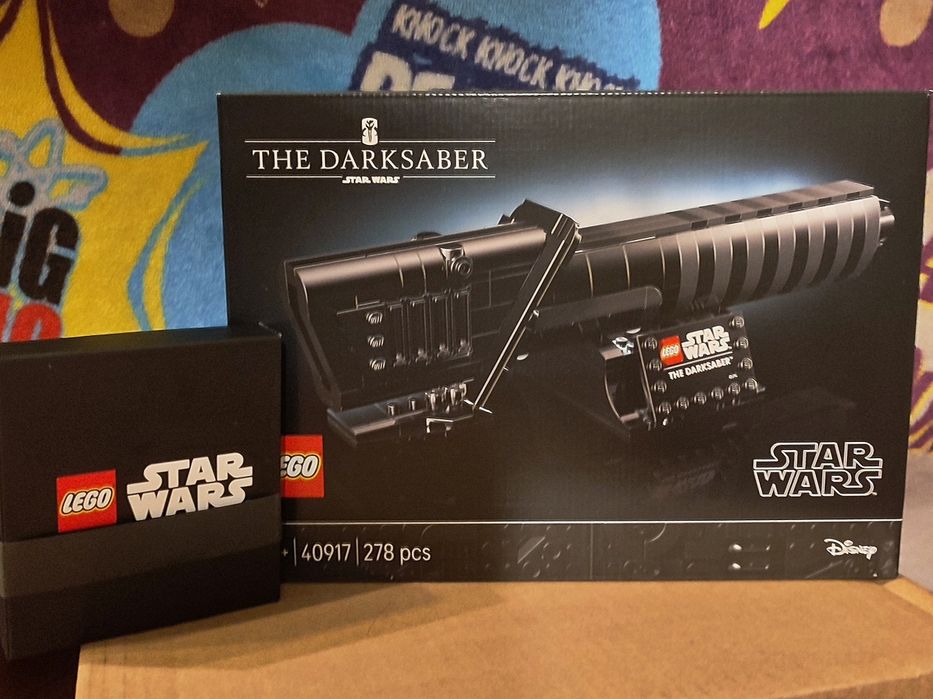 Lego 40917 dark saber + badge grogu