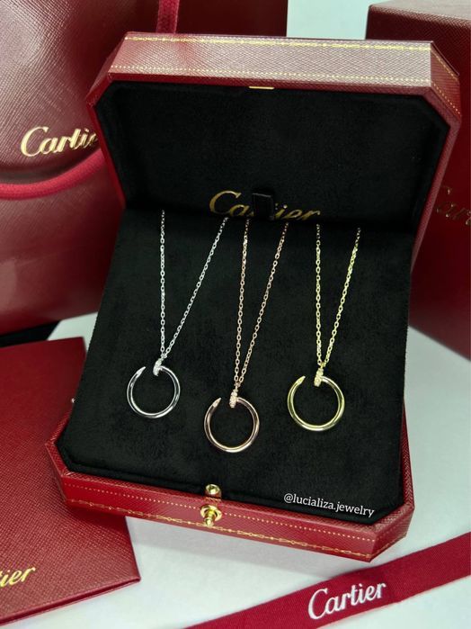 Золотое Колье в стиле JUSTE UN CLOU с бриллиантами