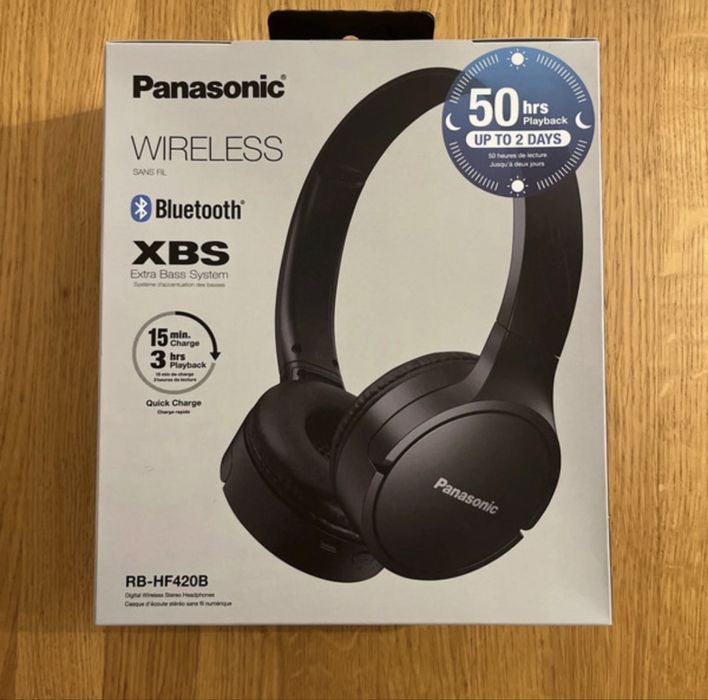 Słuchawki Panasonic Wireless RB-HF420B