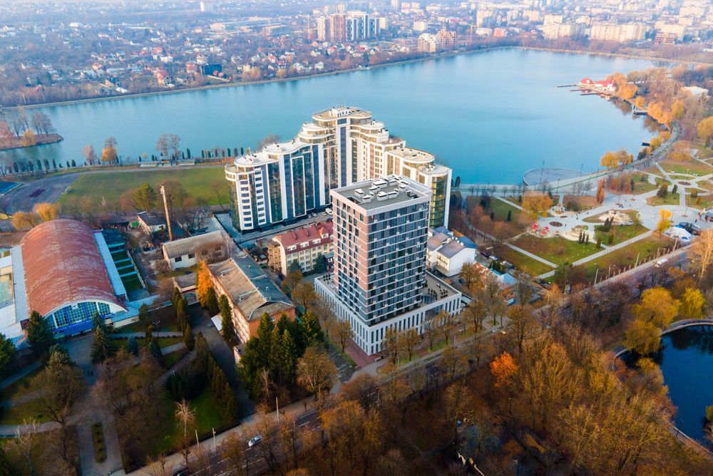 ВИДОВА 3кім квартира з видом на Озеро, Парк, Захід сонця