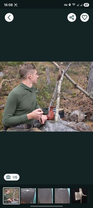 Термобілизна Армія Швеції. Сорочка + кальсони