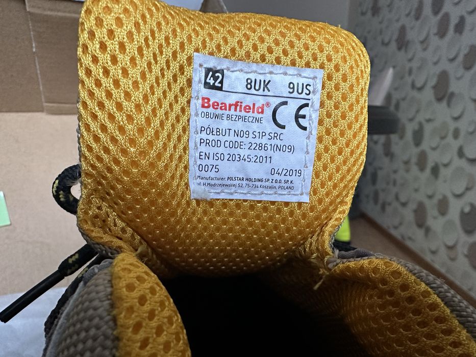 Półbuty robocze z kompozytowym podnoskiem BEARFIELD N09 S1P