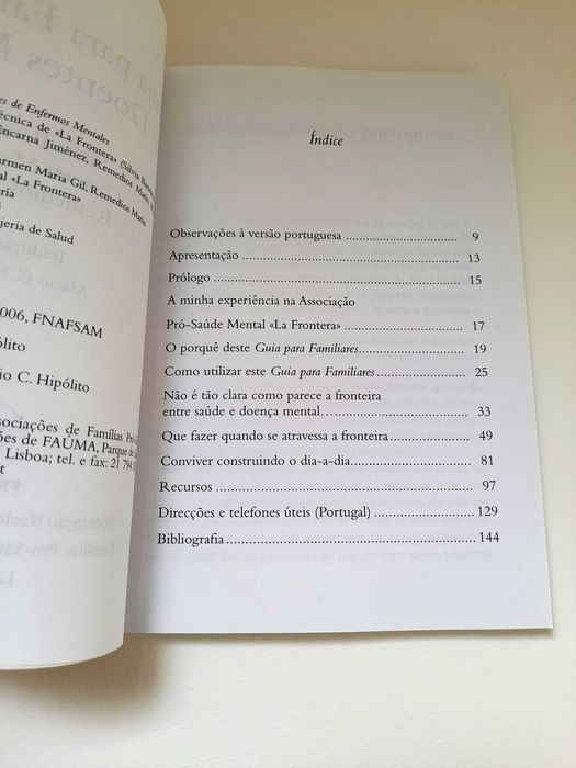 Livro Guia para familiares de doentes mentais
