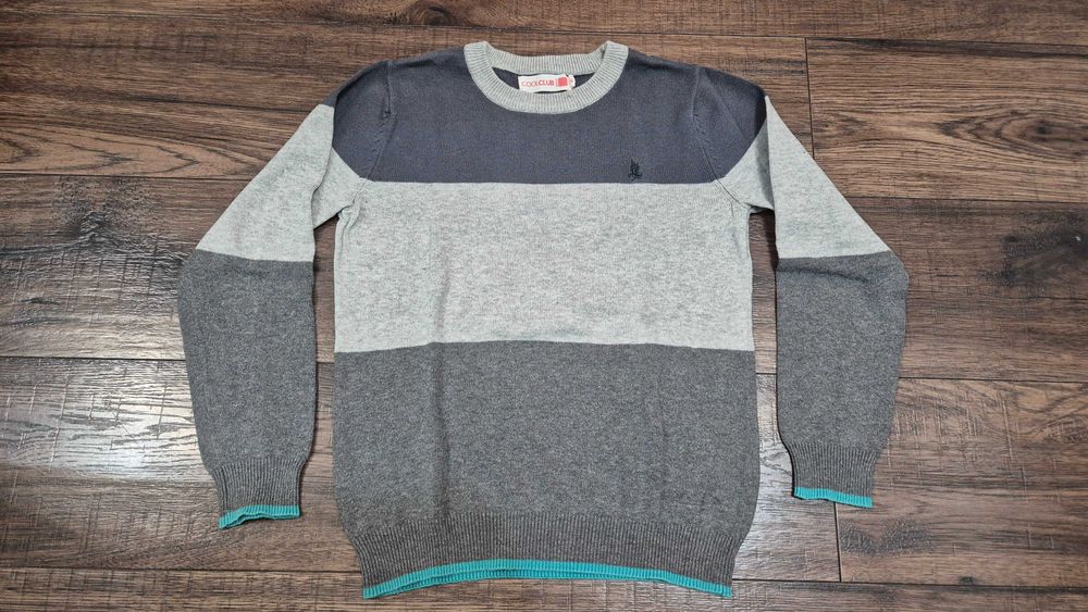 sweter nr 2 paski cool club smyk rozmiar 122 chłopiec 06 K1