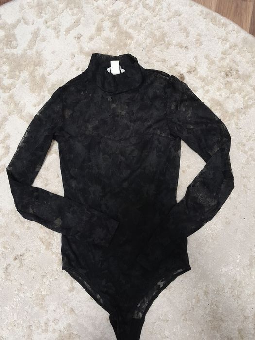 Body sexy koronkowe xs s bluzka elegancka kobieca bawełna