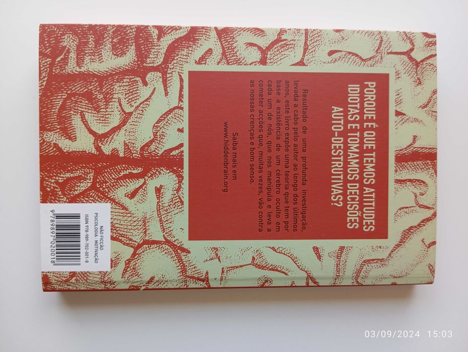 Livro "O Cérebro Oculto" (Shankar Vedantam)