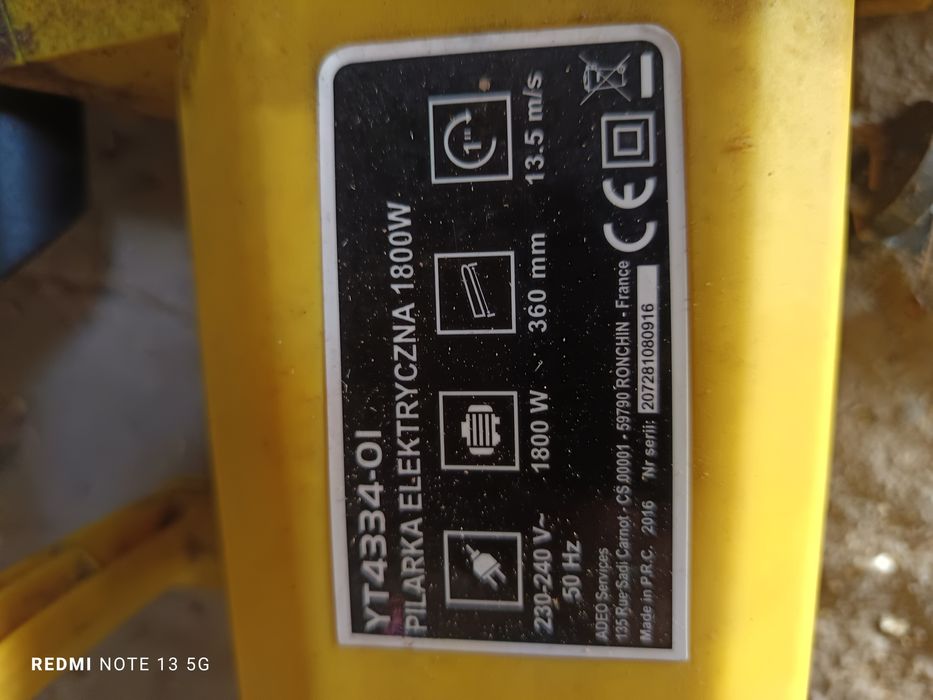 Piła łańcuchowa elektryczna