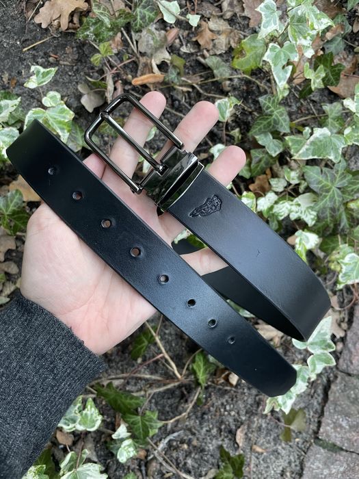 Pasek skórzany ręcznie robiony elegancki