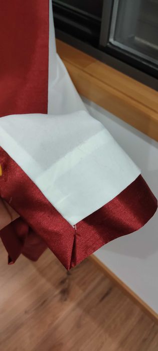 Cortinado Vermelho Opaco - Novo