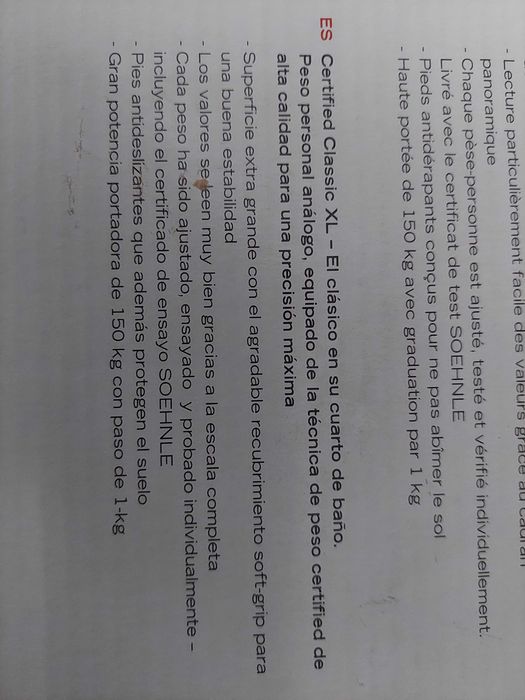 Balança Analógica XL - SOEHNLE - NOVA