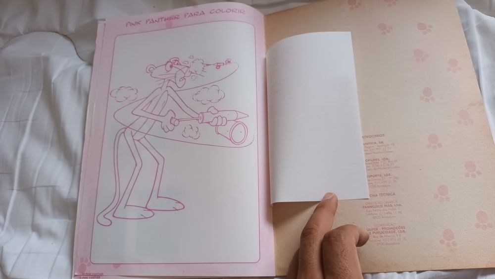 Caderneta The pink panther ulifer com 49 cromos