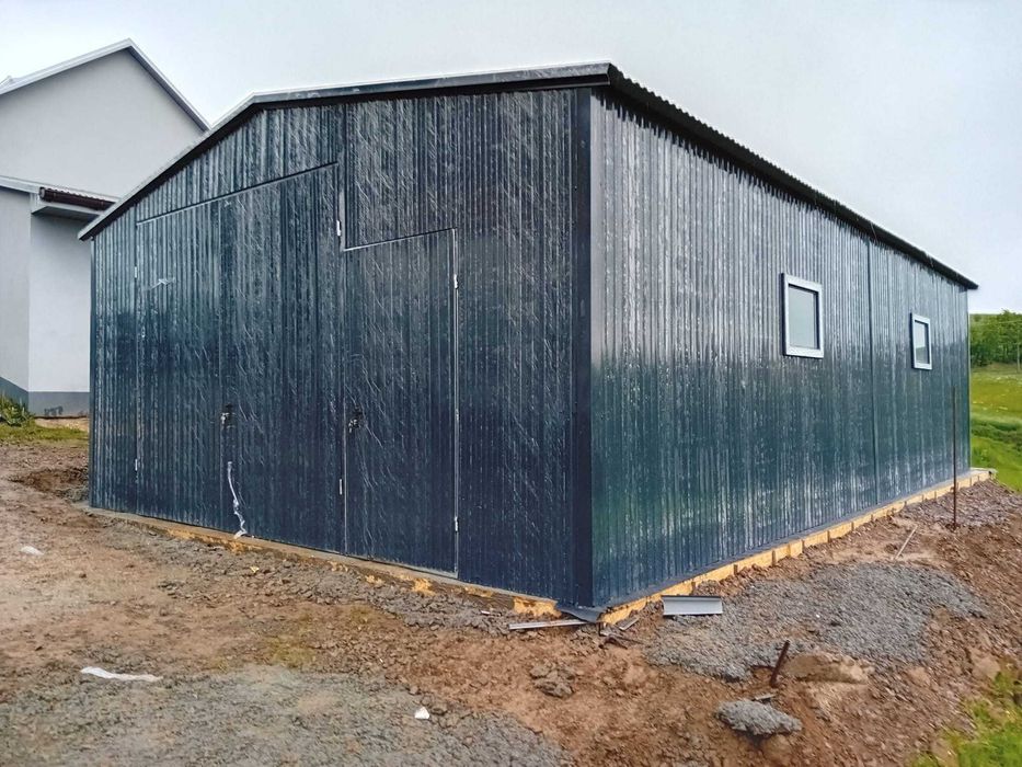 Garaż blaszak 6x8 PRODUCENT RÓŻNE Garaż blaszany Magazyn 6x10 8x8 5x7 6x6 7x7 6x9 7x9 5x10 Duży garaż blaszak na wymiar zamówienie Wiata hala Garaż