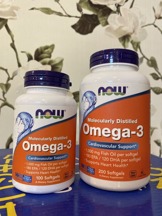 Omega-3 Омега-3 з сайту iHerb в наявності