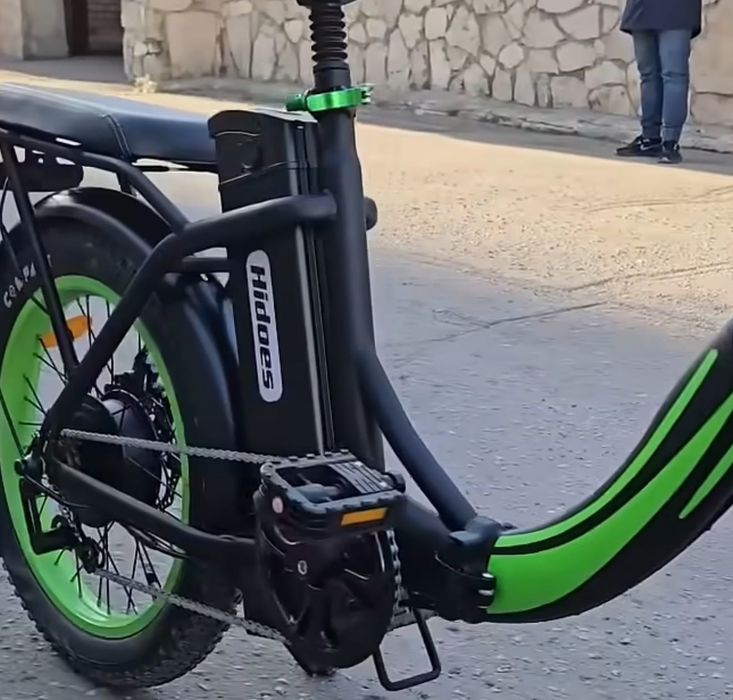 Bicicleta elétrica dobrável Hidoes C1 750W