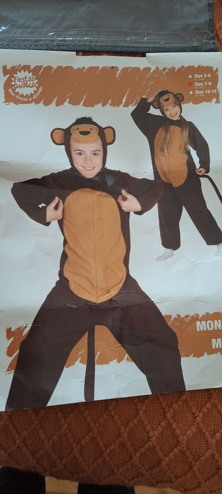 Máscara carnaval Macaco 7-9 anos