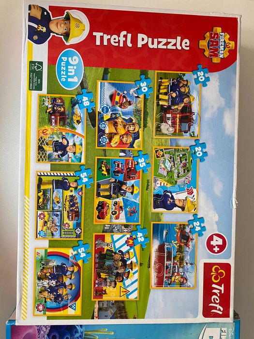 Puzzle Strażak Sam + gratis