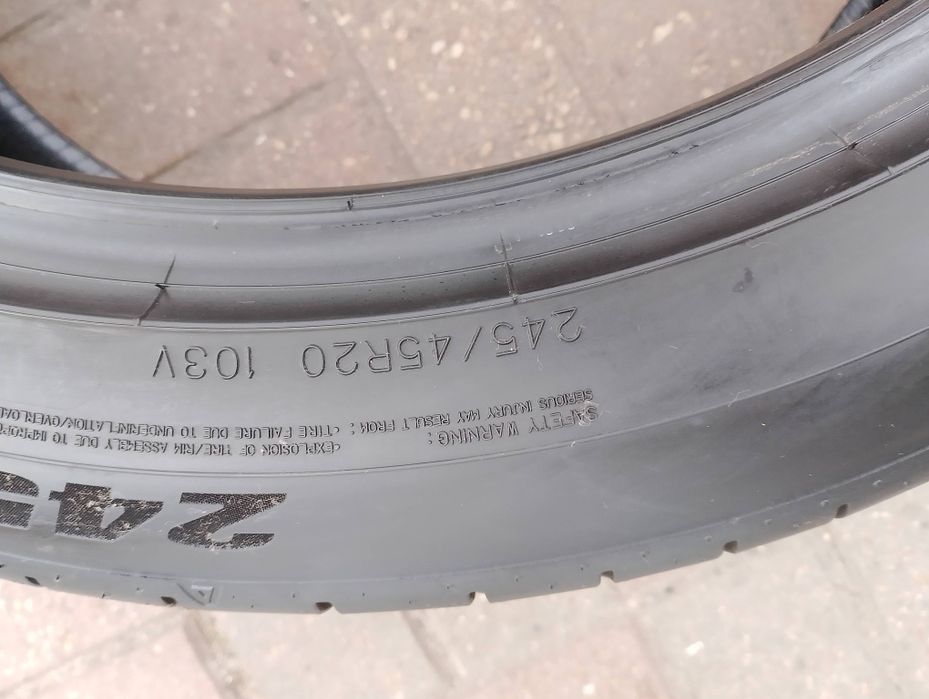 4szt opony 245/45R20 , Dunlop