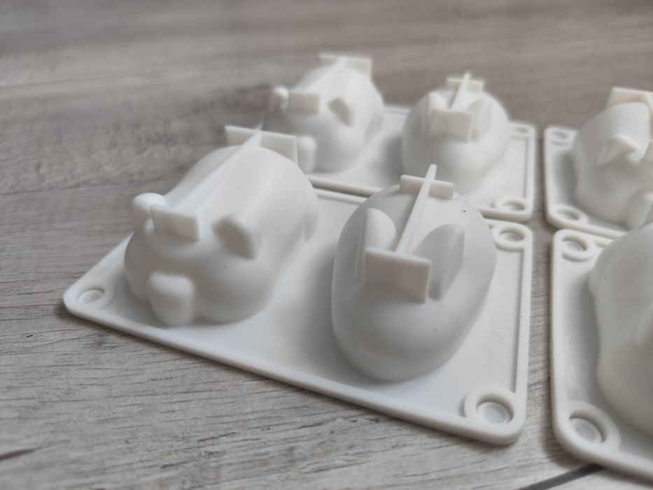 Forma silikonowa 3D – króliczki świnki Do pieczenia i deserów