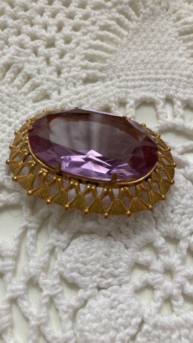 Винтажная брошь «Леденец»