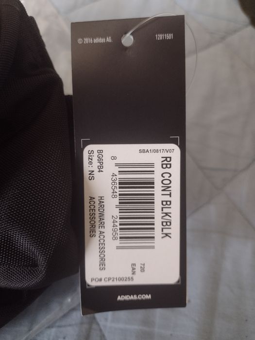 Saco/Mochila - Adidas Racket Bag Carbon Control Black - como novo