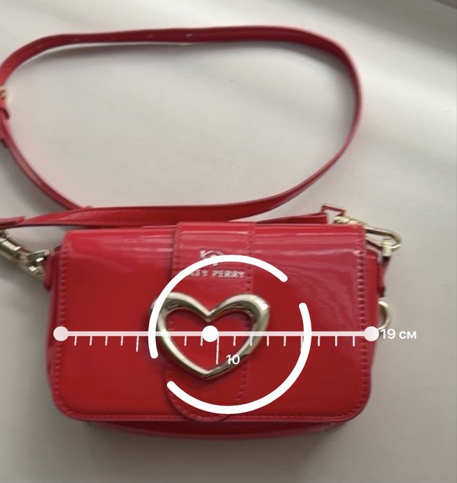 Маленька червона сумка Handbag Katty Perry