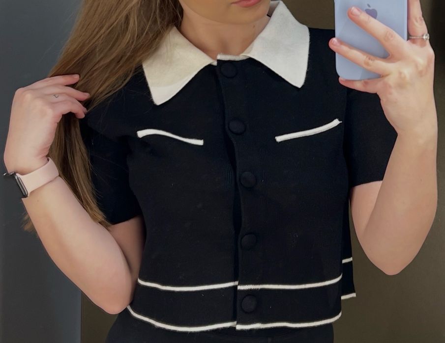 Класична блузка короткий рукав