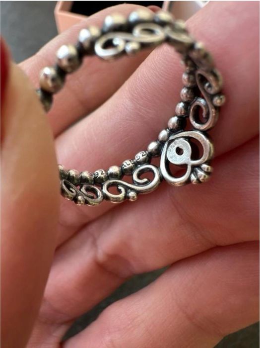 Кольцо Pandora оригинал, Пандора, кольцо серебро 925,каблучка