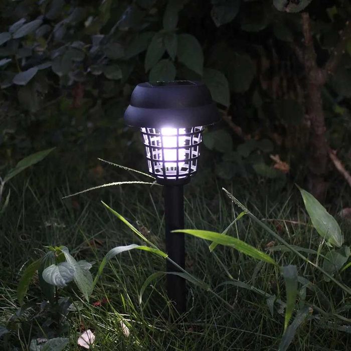 2x Lampa Solarna Owadobójcza UV na Komary Ćmy Owady
