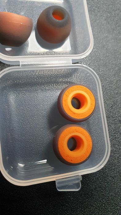 Амбушюры из пены с эффектом памяти Мандаринки 4 шт.