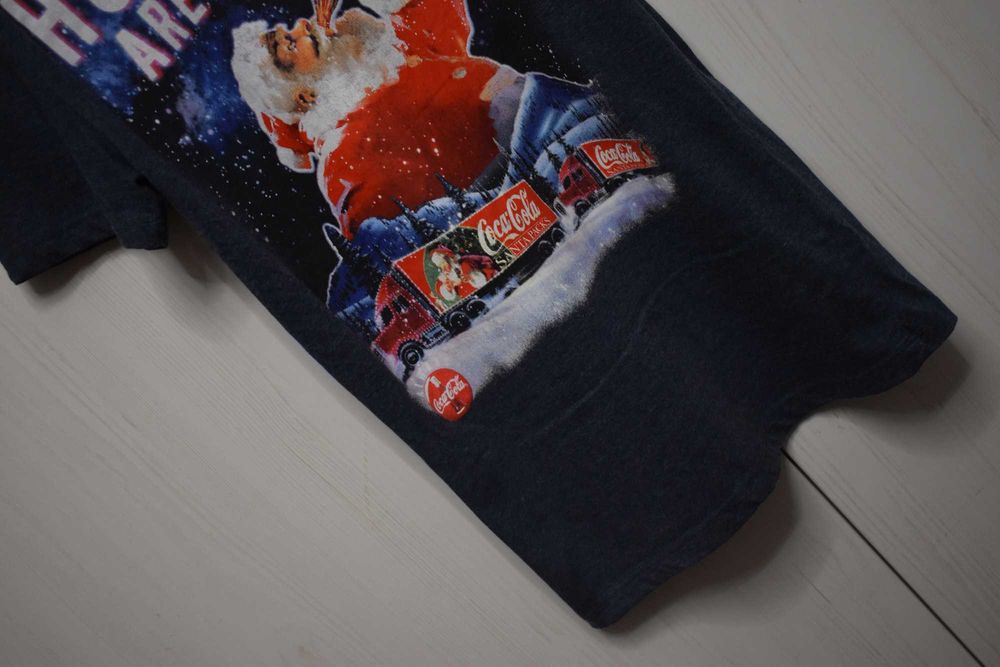 T-shirt świąteczny święta S koszuilka mikołajki xmas Coca-Cola