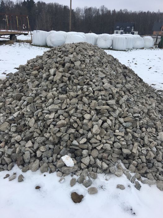 Gruz mielony betonowy , ceglany , transport