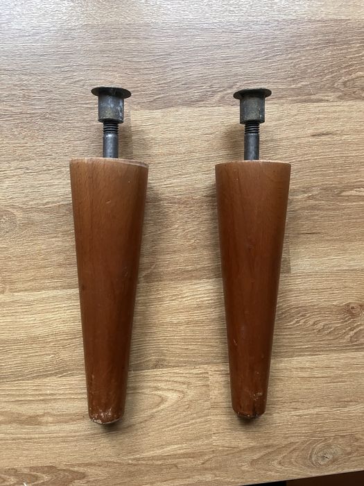 Nogi meblowe buk lata 60
