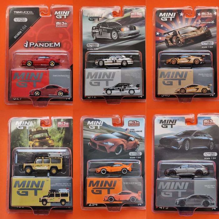 Колекційні авто Mini GT у масштабі 1:64: 599 грн