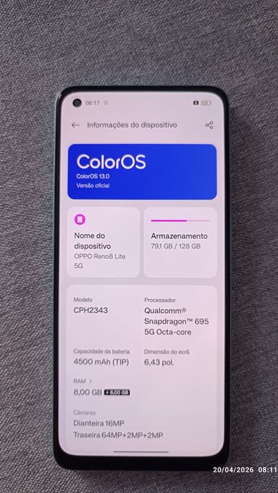 OPPO Reno 8 lite 5G