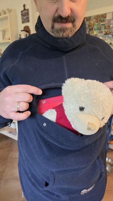 Bluza LennyLamb Xl granatowa do noszenia dziecka