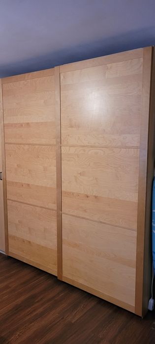 Szafa PAX drzwi przesuwne 100x236 cm brzoza