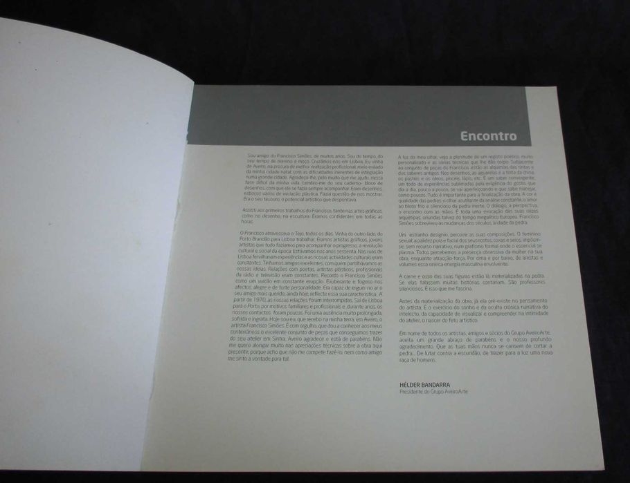 Livro Francisco Simões Escultura Desenho Cerâmica