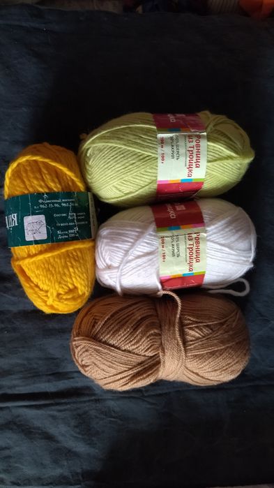 Пряжа полушерсть