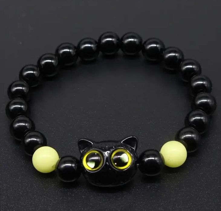 2 pulseiras com gato (novas)