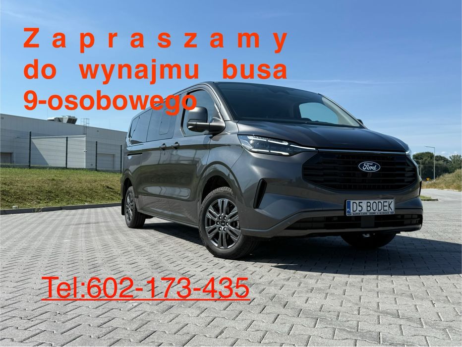 WYNAJEM BUSA 9-osobowego