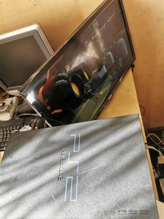 Playstation 2 com jogo