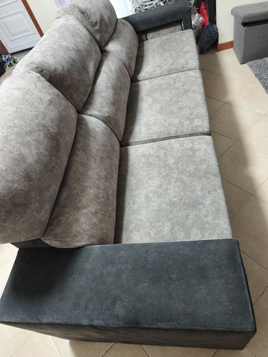 Conjunto sofás microfibra