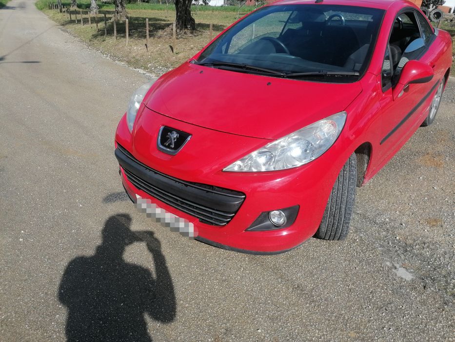 Peugeot 207 cc cabrio só peças, também reparo capotas