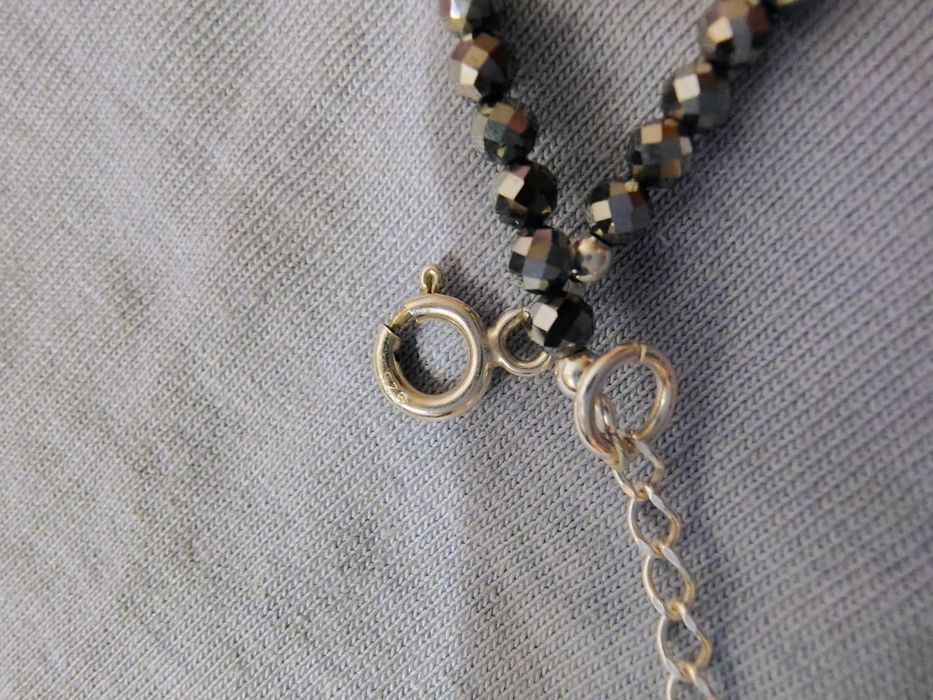 Чокер з гематиту