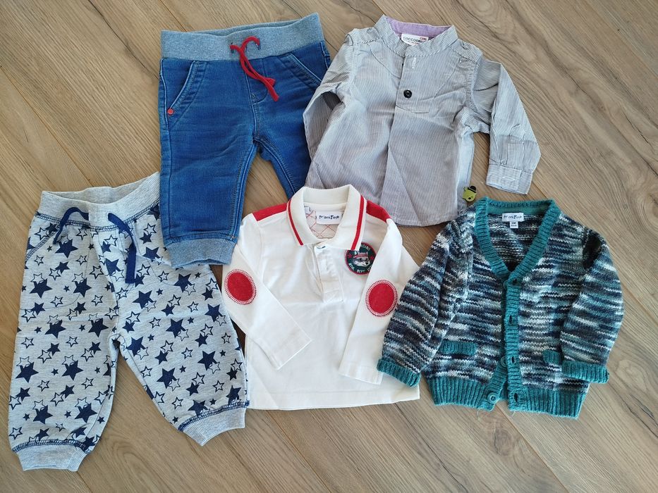 Ubranka chłopięce rozmiar 62